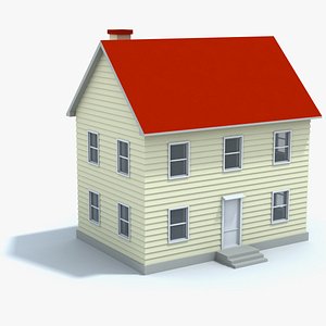 free house toy 3d model