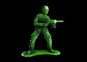 3D toy soldier