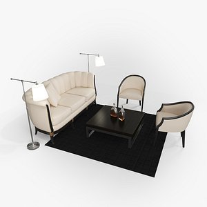 Living Room Furniture Set 01