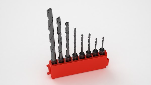 3D drill bits model - TurboSquid 1505863