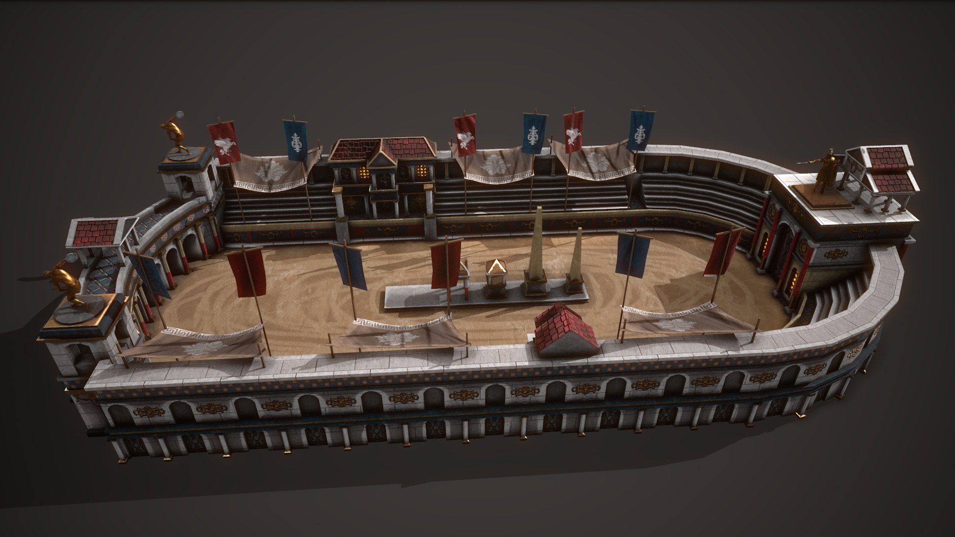 Ancient Circus Maximus Model - TurboSquid 1649688
