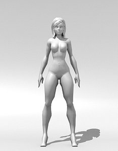 cuerpo mujer 3D