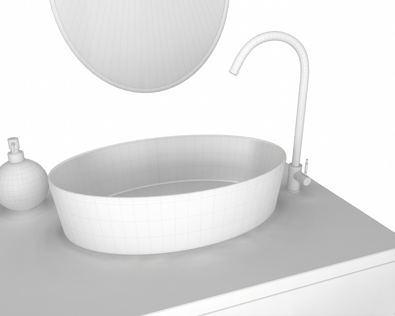 3D Model Modern Bathroom Set TurboSquid 1233038