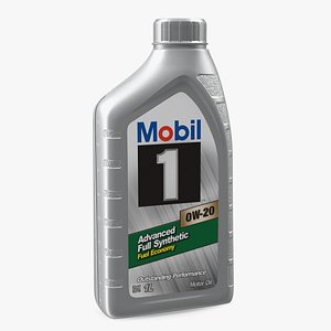 3D motor oil mobil 1l model