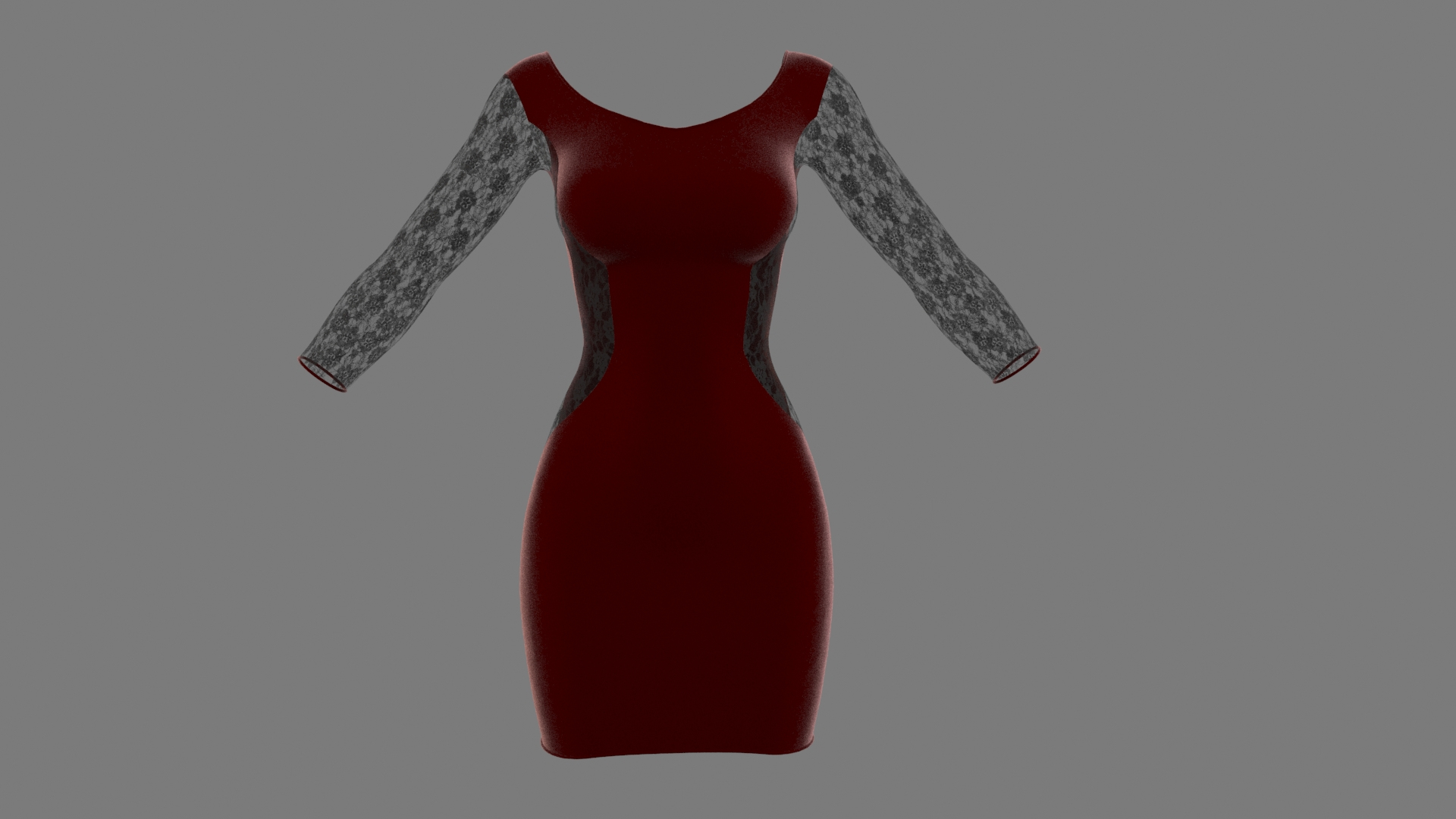 3D wilda dress model - TurboSquid 1606011