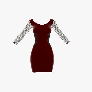 3D wilda dress model