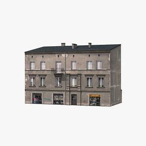3d model old building