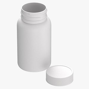 plastic bottle pharma 950ml 3D model