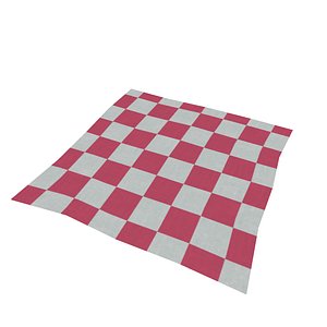 3D model picnic blanket