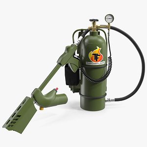 throwflame xl18 flamethrower flame 3D model