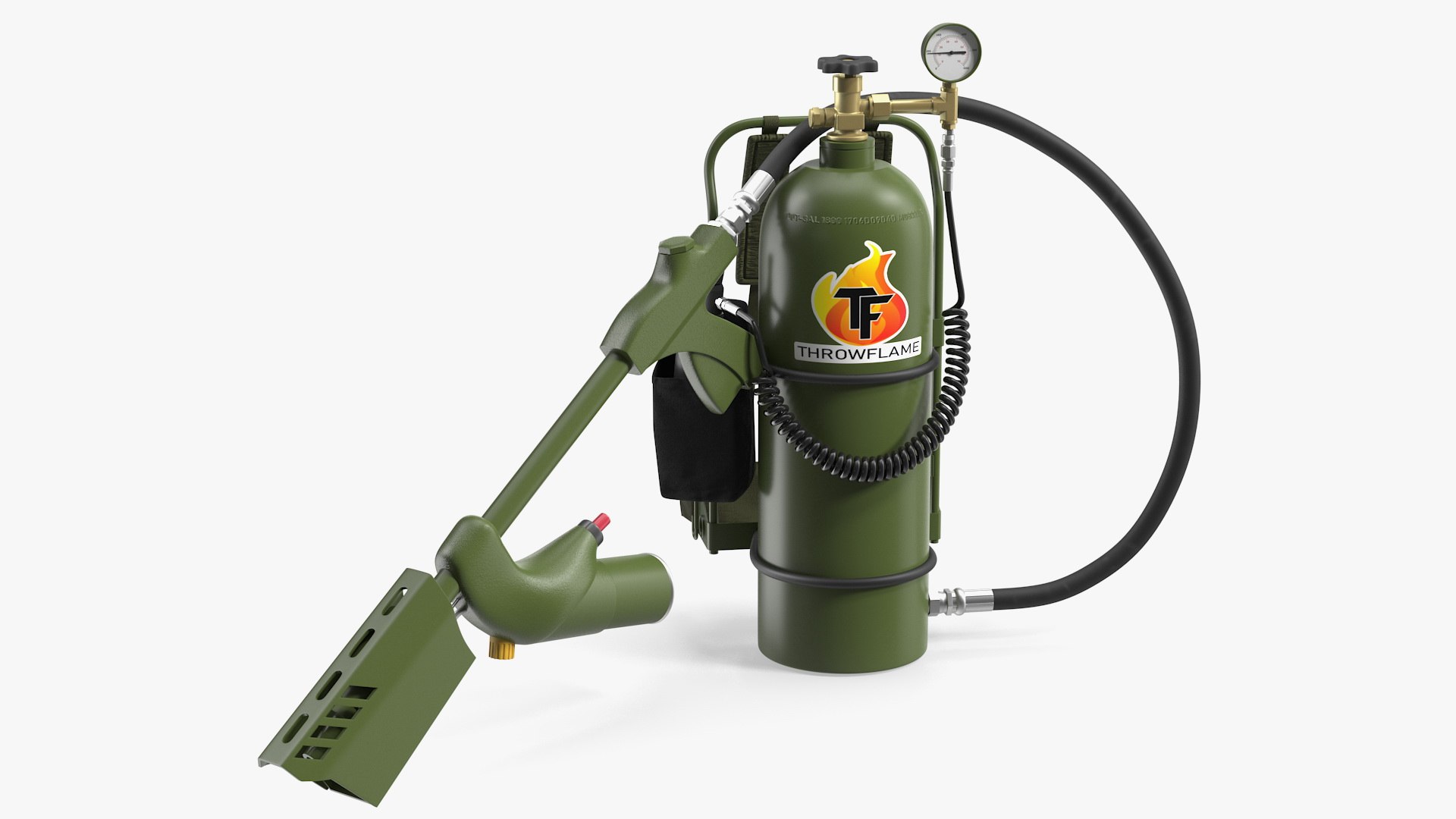 Throwflame XL18 Flamethrower 3D model preview