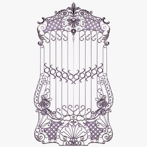 window grill 3d model