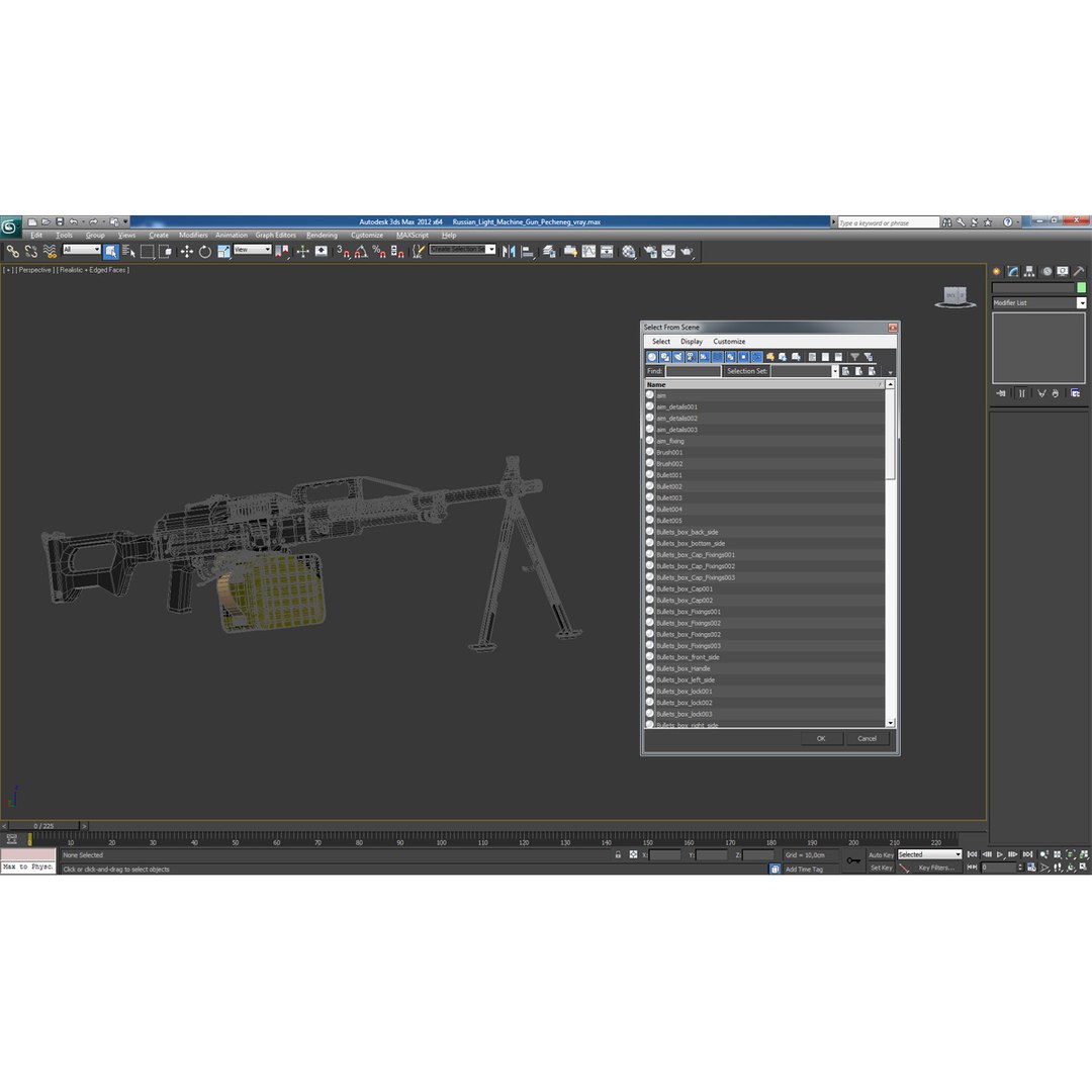 3d Model Russian Light Machine Gun