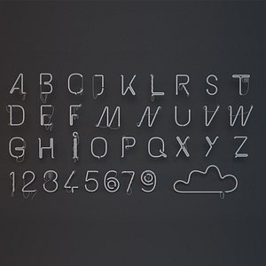 Alphabet Neon