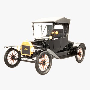 3D Ford T Roadster 1915