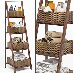 bathroom storage 3d model