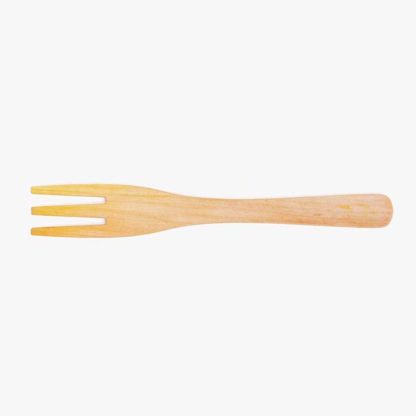 wooden fork 3D model