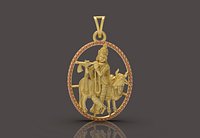 Lord Krishna Pendant - 0091