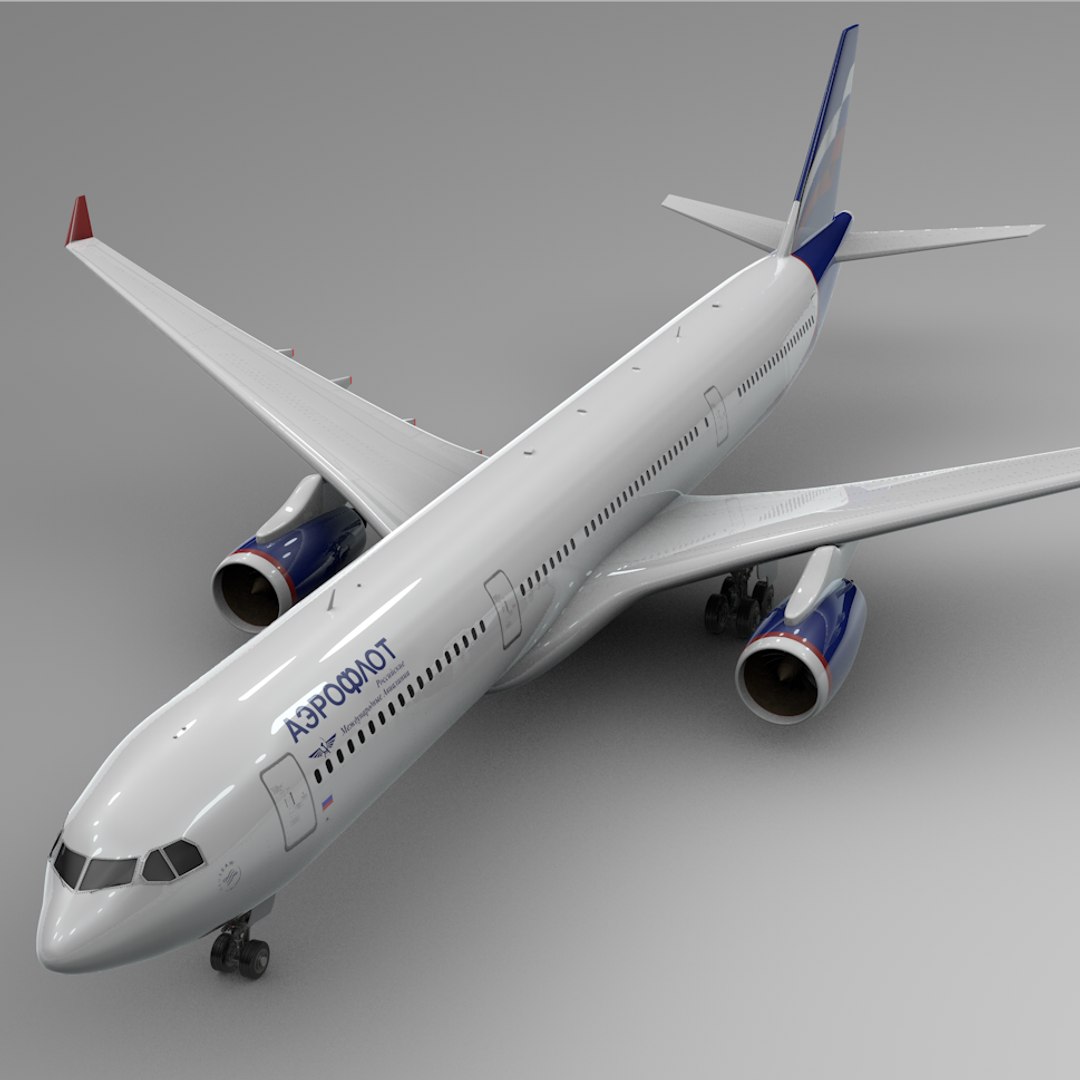 Airbus a330-300 aeroflot l384 3D - TurboSquid 1465368