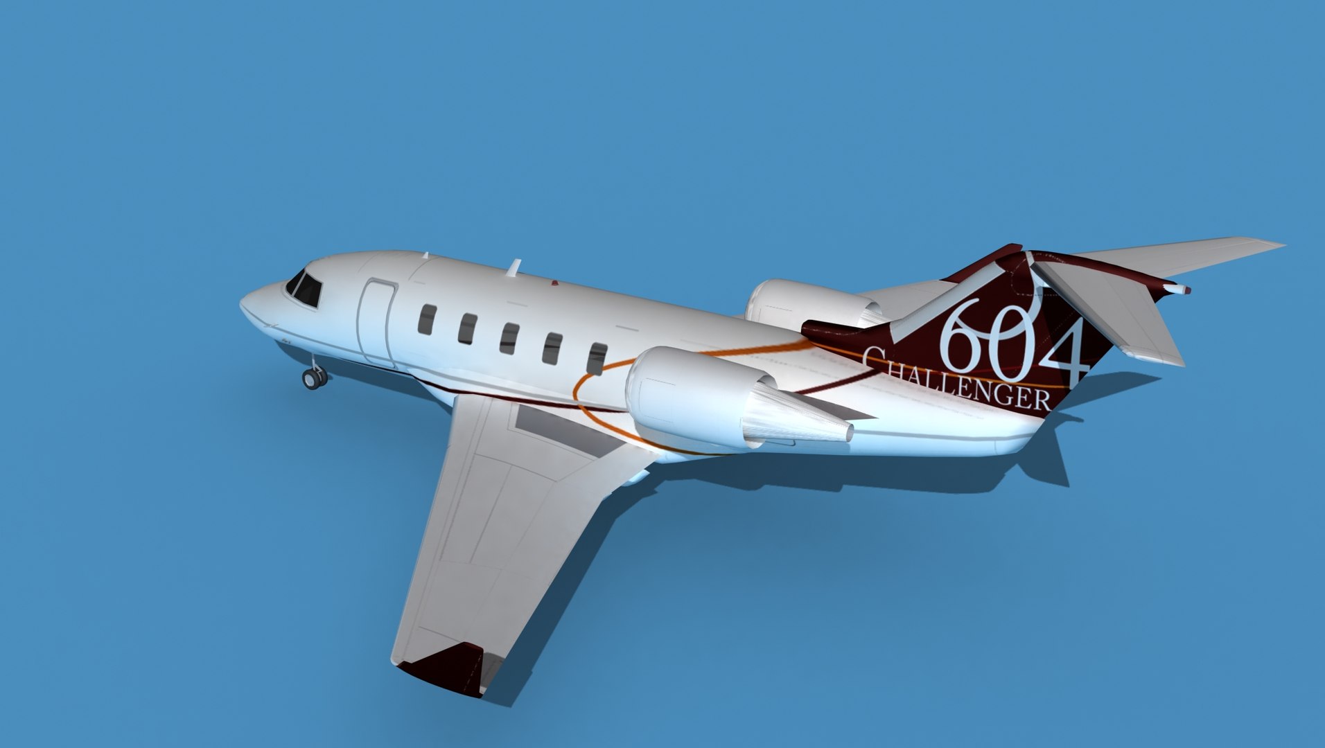 3D Bombardier CL604 Challenger V01 - TurboSquid 1913562
