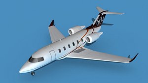 3D Bombardier CL604 Challenger V01