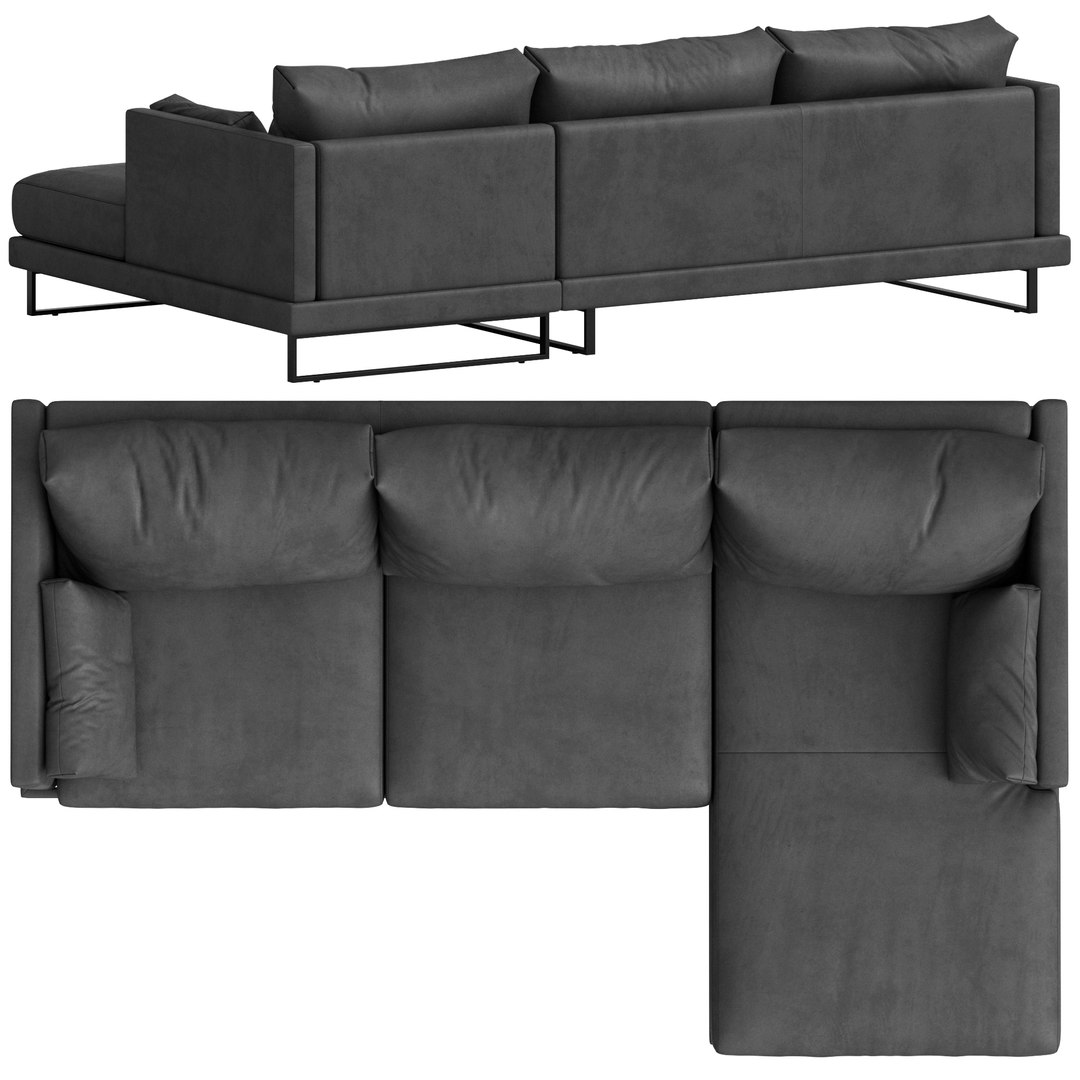 3D Temple and ster Zanda Sofa model TurboSquid 2165912