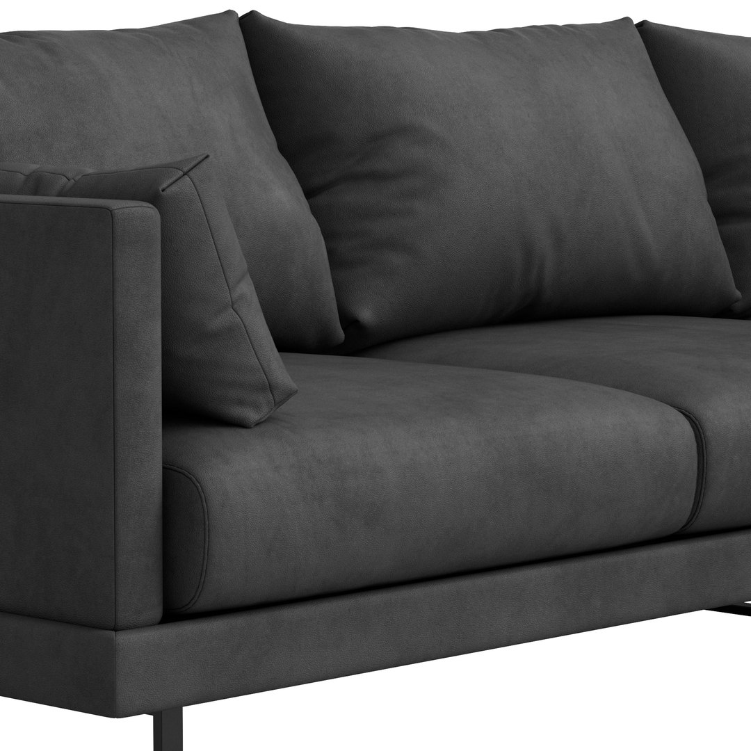 3D Temple And ster Zanda Sofa Model TurboSquid 2165912