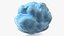 Blue Chewed Gum