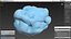 Blue Chewed Gum
