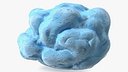 Blue Chewed Gum