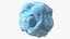 Blue Chewed Gum