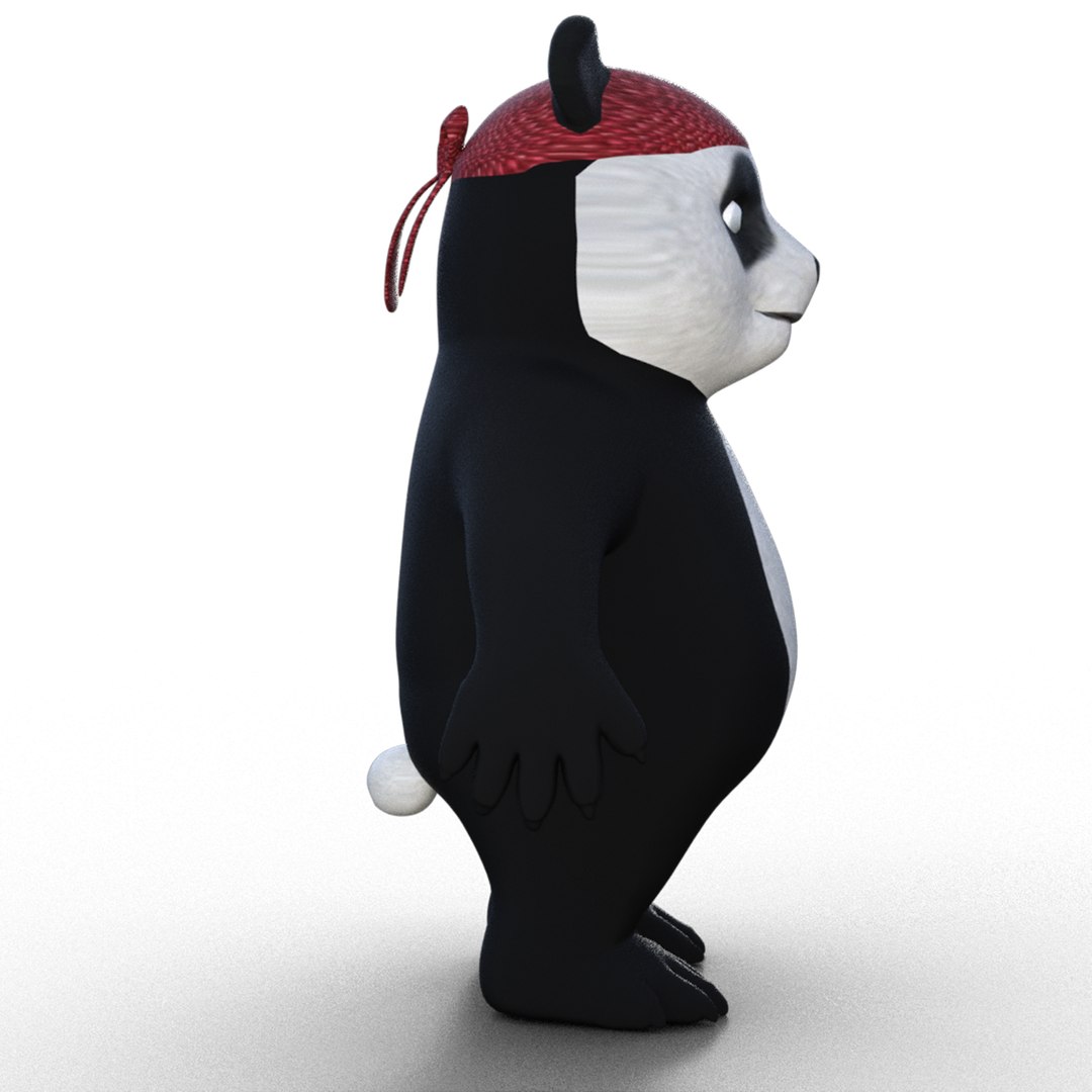3D 3D Lowpoly Cute Panda Model - TurboSquid 1922488