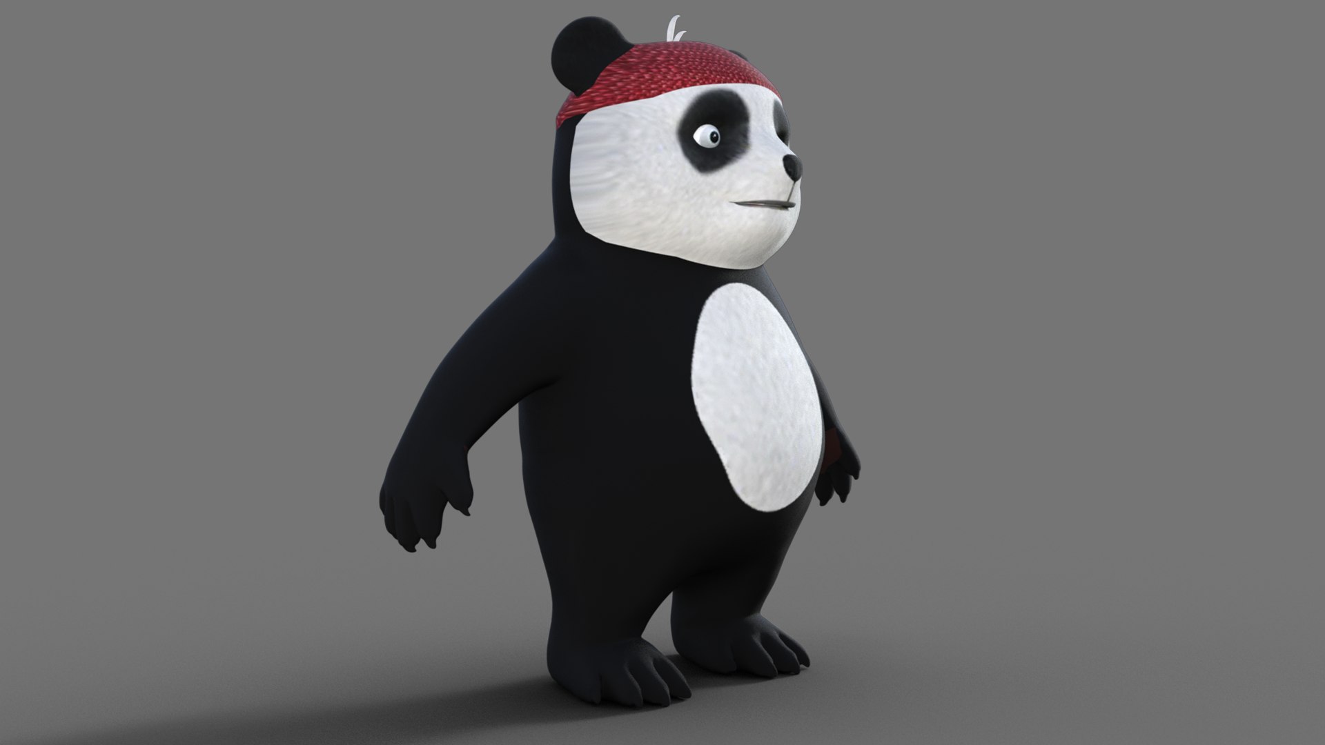 3D 3D Lowpoly Cute Panda Model - TurboSquid 1922488