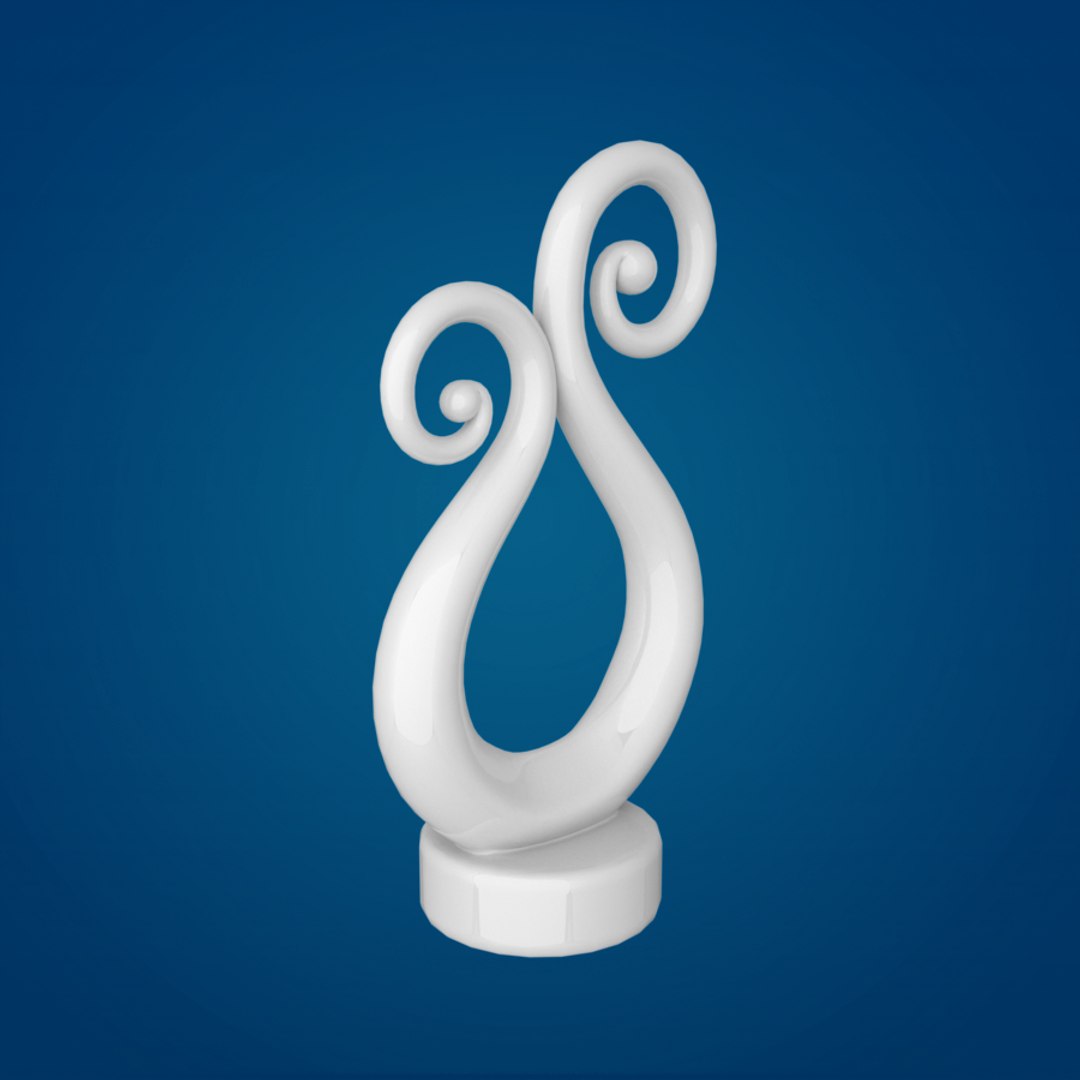 flower sculpture obj