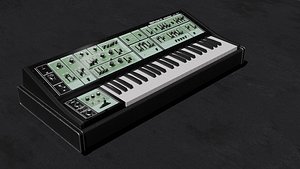 3D Roland SH-7 model