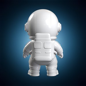 Astronaut Baby Otter 3D Print Model 3D