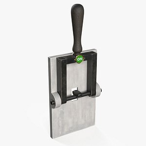 Knife Style Switch Plate Cover On Position 3D