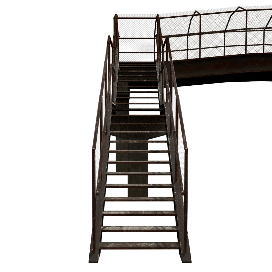 3d Obj Pedestrian Bridge