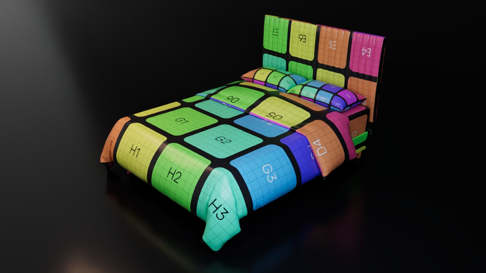 3D Bed model https://p.turbosquid.com/ts-thumb/gh/Ofaqu9/SL/bed_uv/jpg/1739277834/1920x1080/fit_q87/122774436583854fac0dc9c526de22f108d0615b/bed_uv.jpg