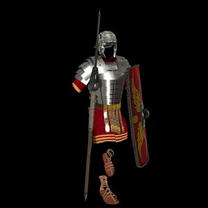 roman armor 3D model