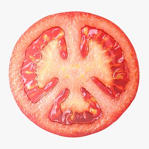 3D tomato slice