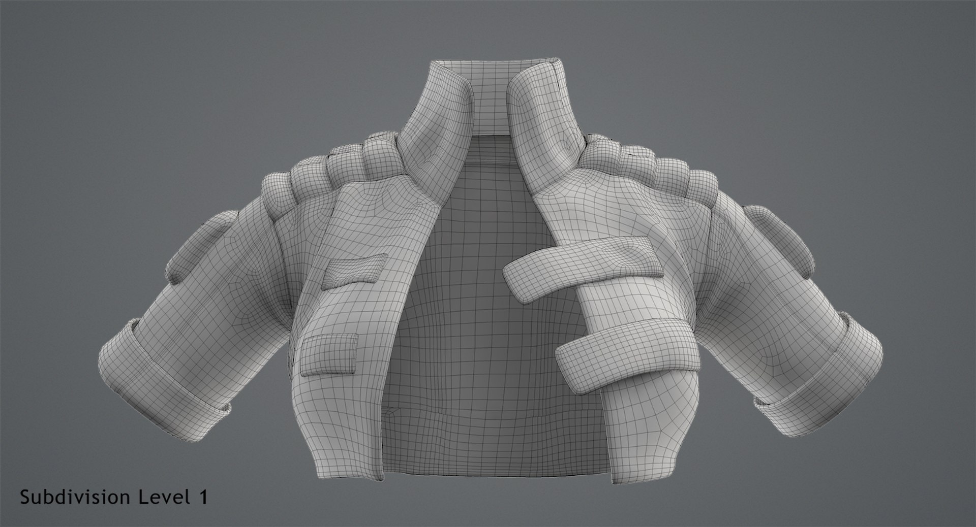 Women Jacket 3d Model