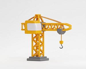 3D Lifting Crane model
