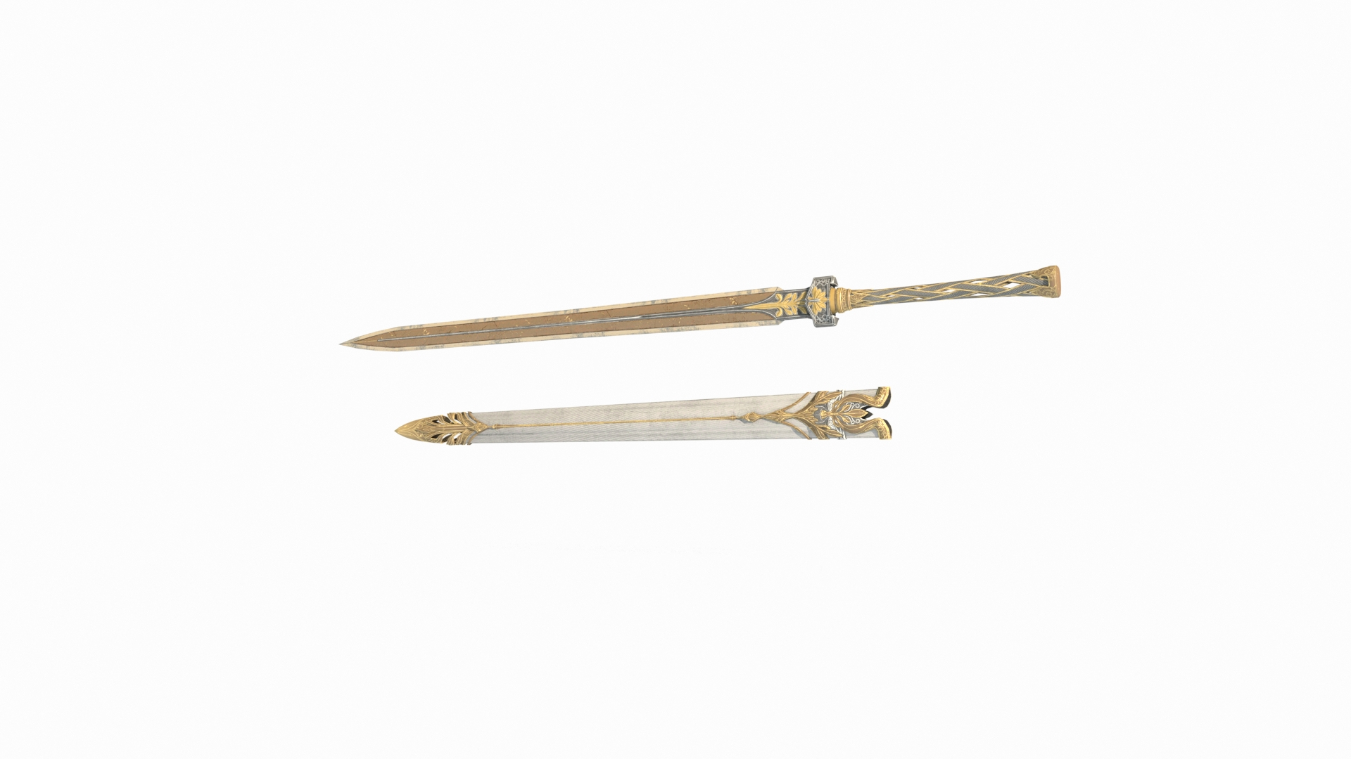 Divine Power Sword 3D Model - TurboSquid 2102796