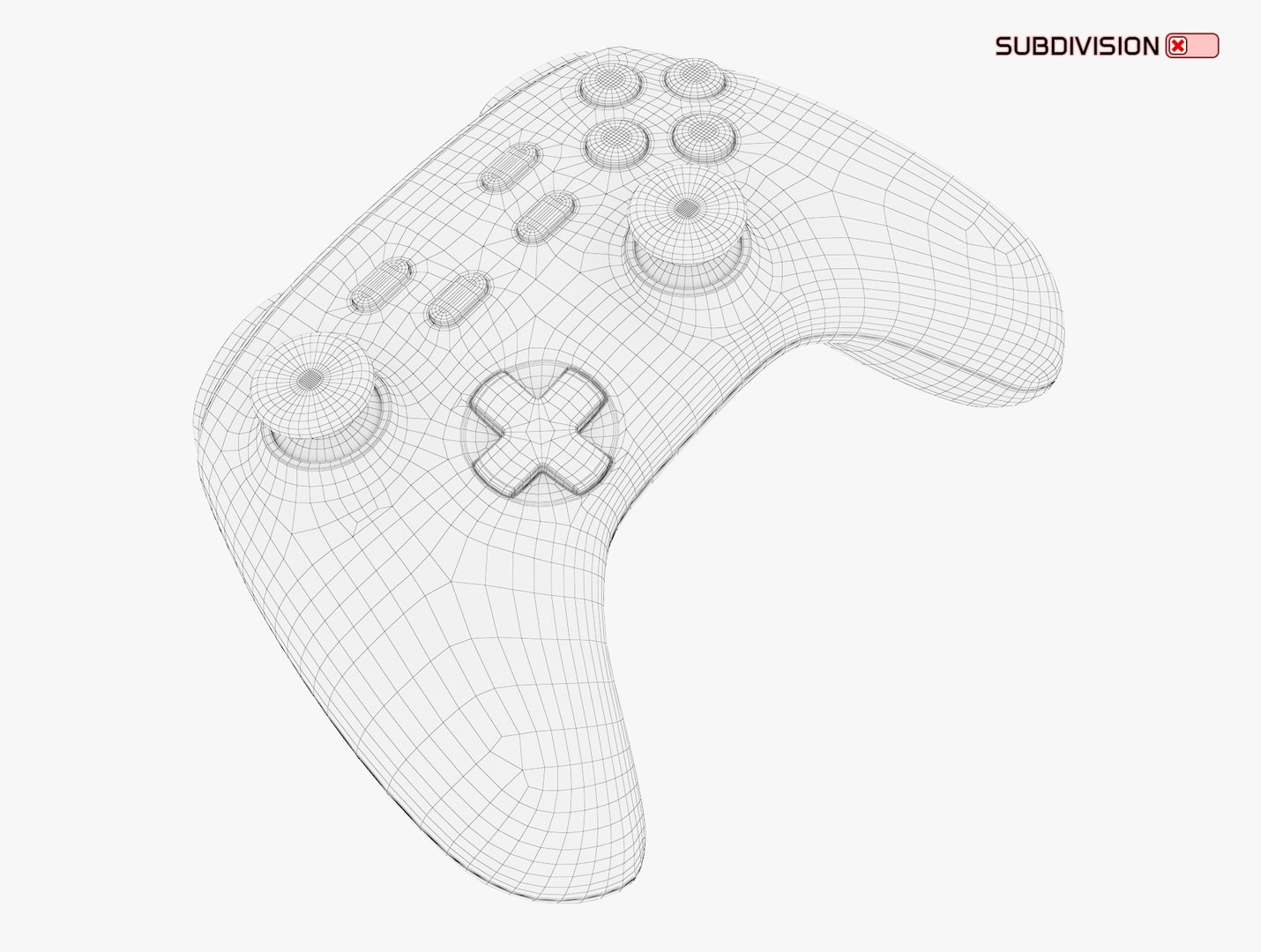 Generic Gamepad Wireless A 3D Model - TurboSquid 2300358