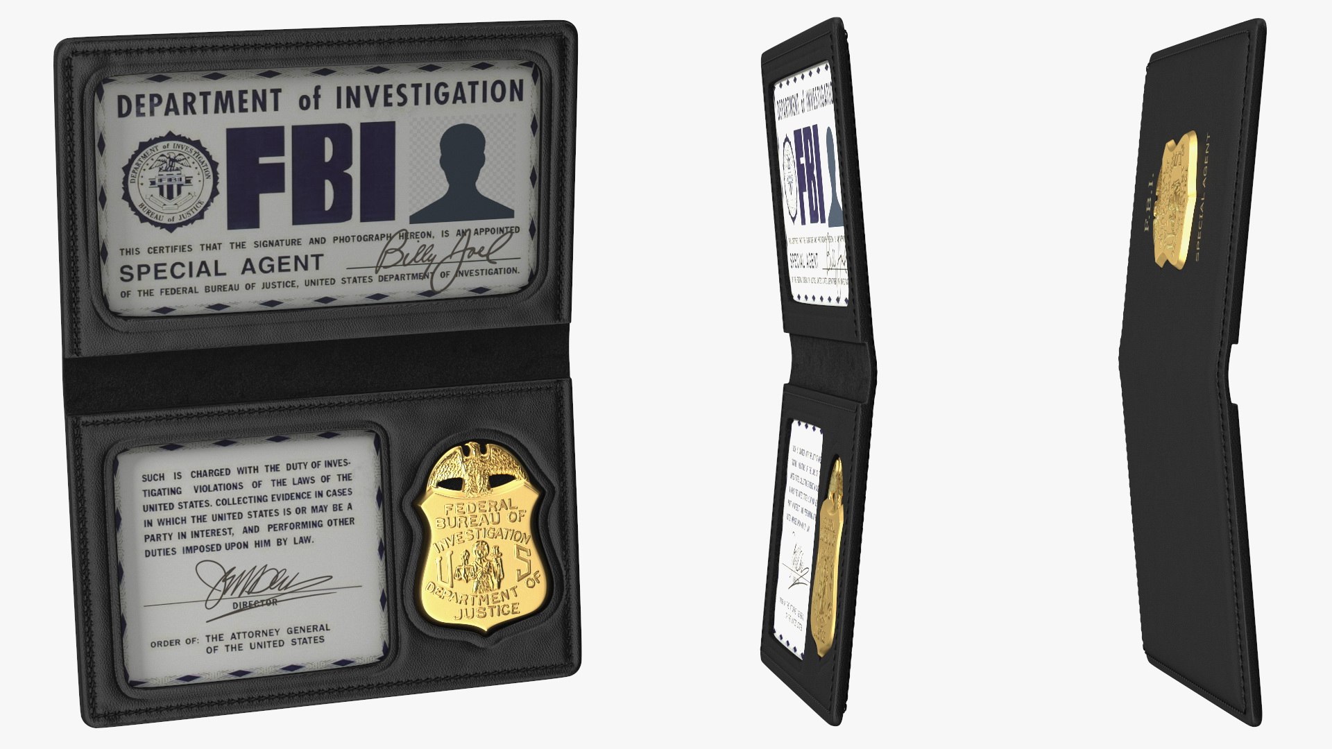 FBI Badge Open Model - TurboSquid 1841345