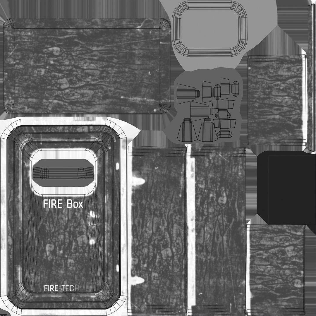 Fire Box Model - TurboSquid 2397628