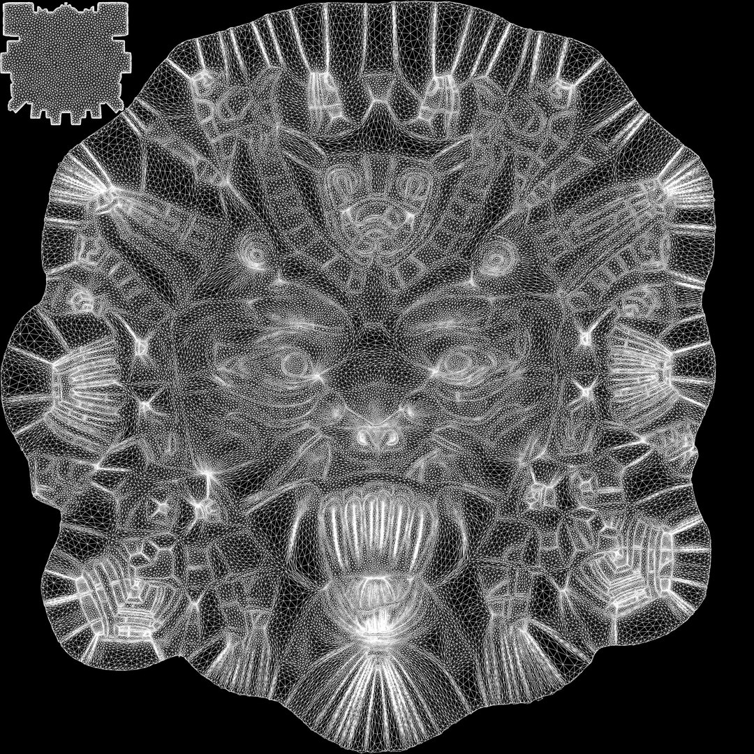 3D Collection 2 Aztec Stone Heads - TurboSquid 2201810