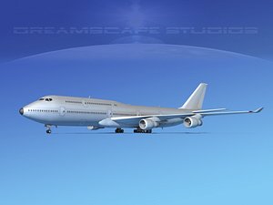 3d model boeing 747 747-8 747-8i