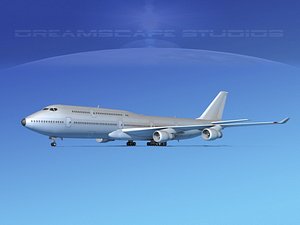 Boeing 747-8I Bare Metal